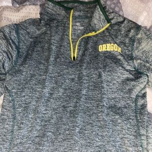 Mens Oregon Ducks quarter zip
